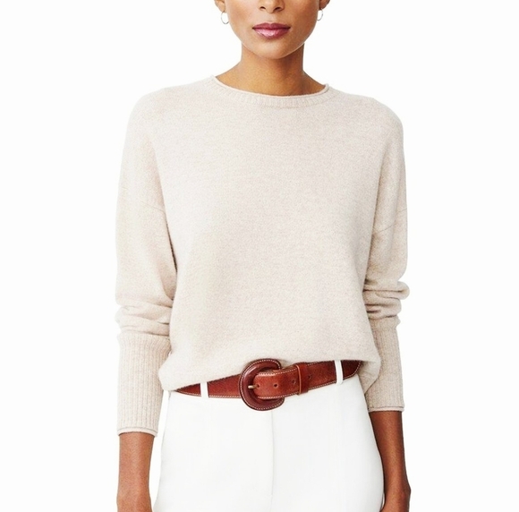J. McLaughlin Sweaters - J. Mclaughlin Caitie Cream Cashmere Sweater